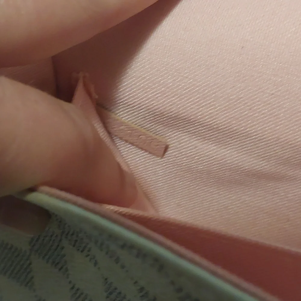 New Authentic Louis Vuitton Damier Azur Felecie Crossbody Bag Set - Picture 9 of 12